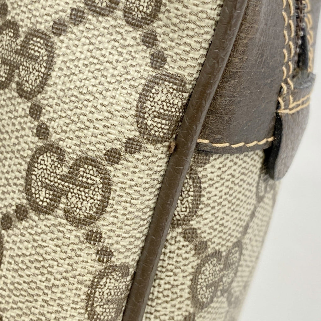Gucci Brown Pvc Pouch (Pre-Owned)