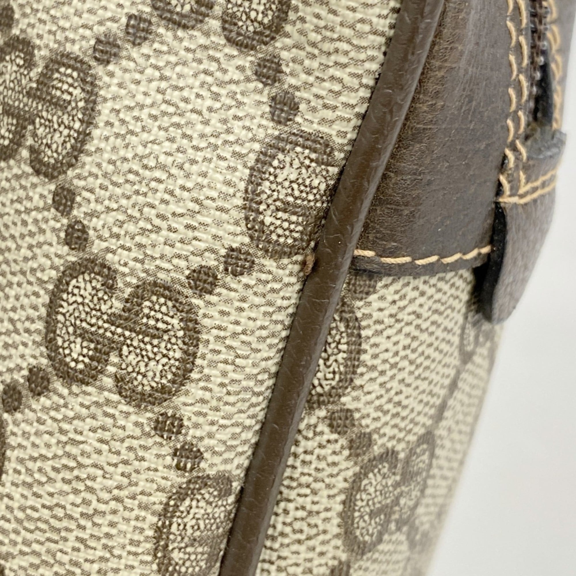 Gucci Brown Pvc Pouch (Pre-Owned)