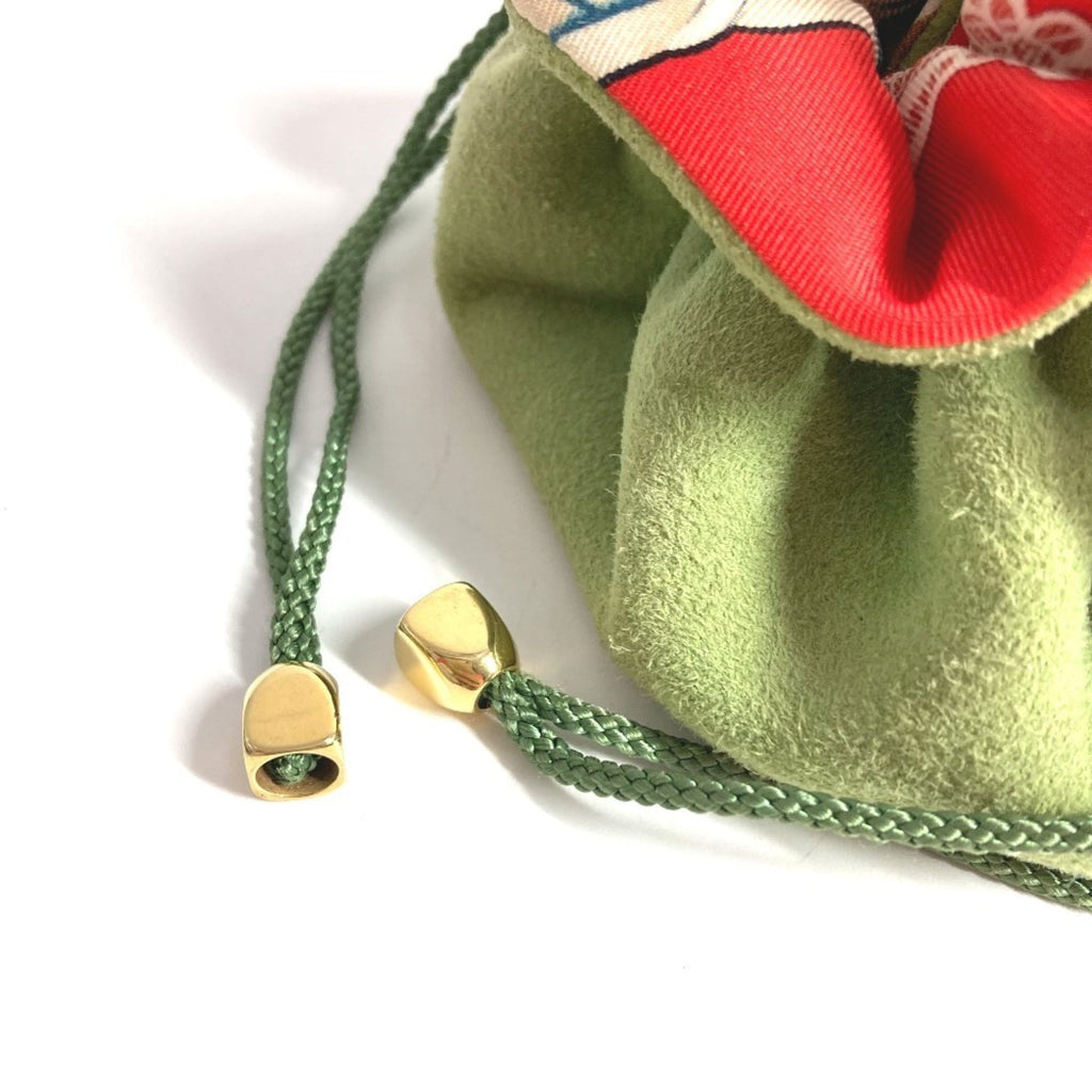 Hermes Multi-Color Silk Suede Pouch (Pre-Owned)