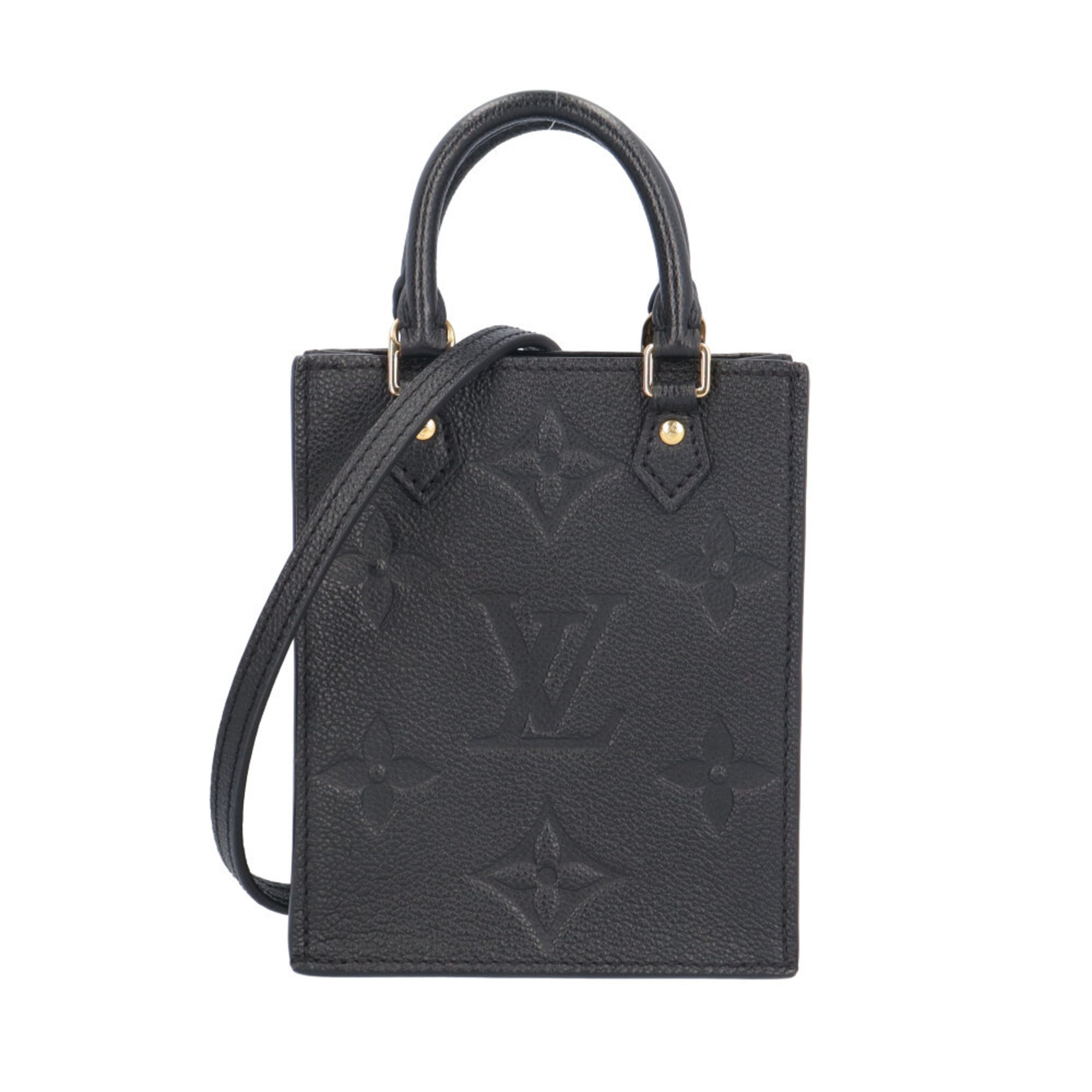 Louis Vuitton Monogram Empreinte Black Noir Monogram Empreinte Shoulder Bag (Pre-Owned)