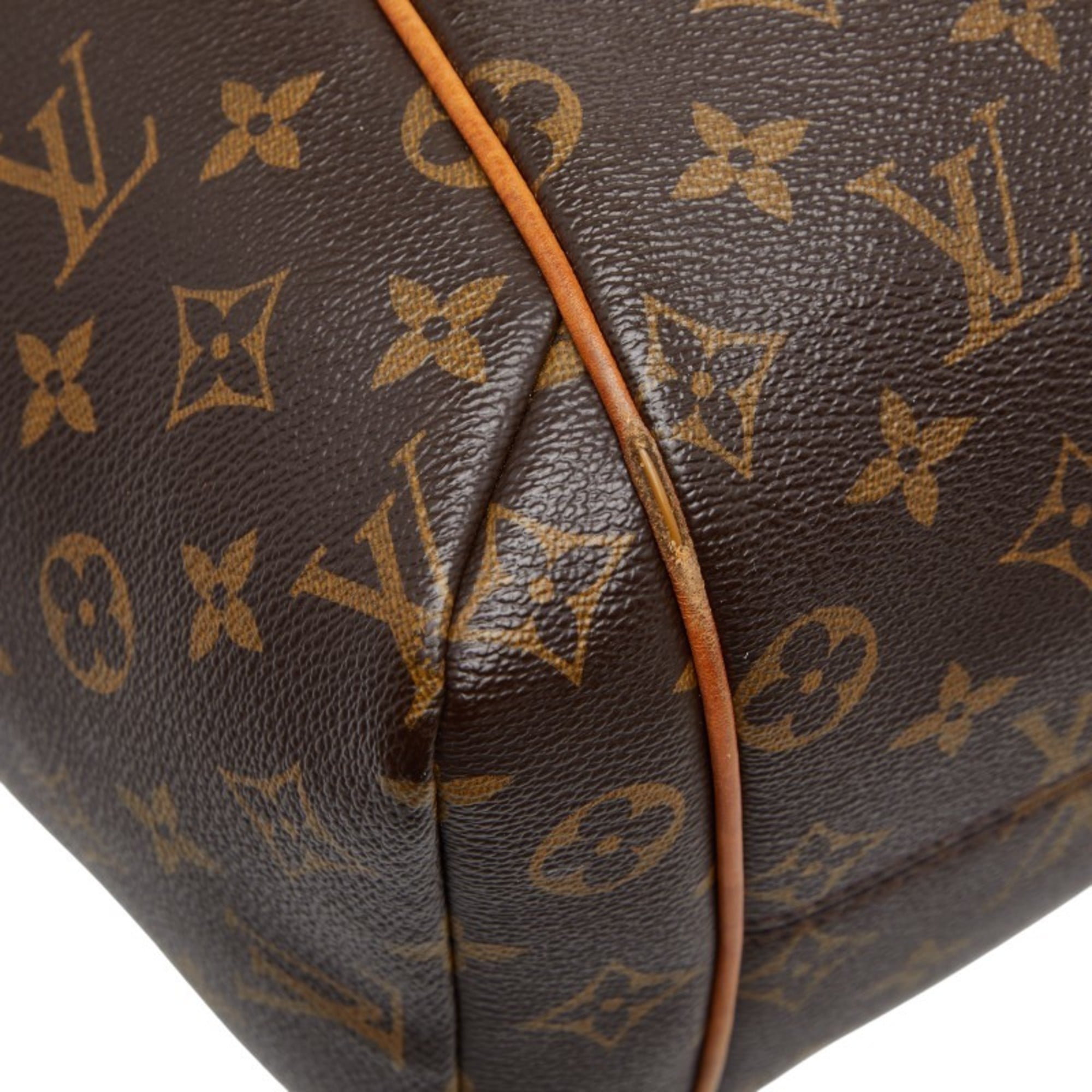 Louis Vuitton Brown Pvc Leather Shoulder Bag Tote Bag (Pre-Owned)