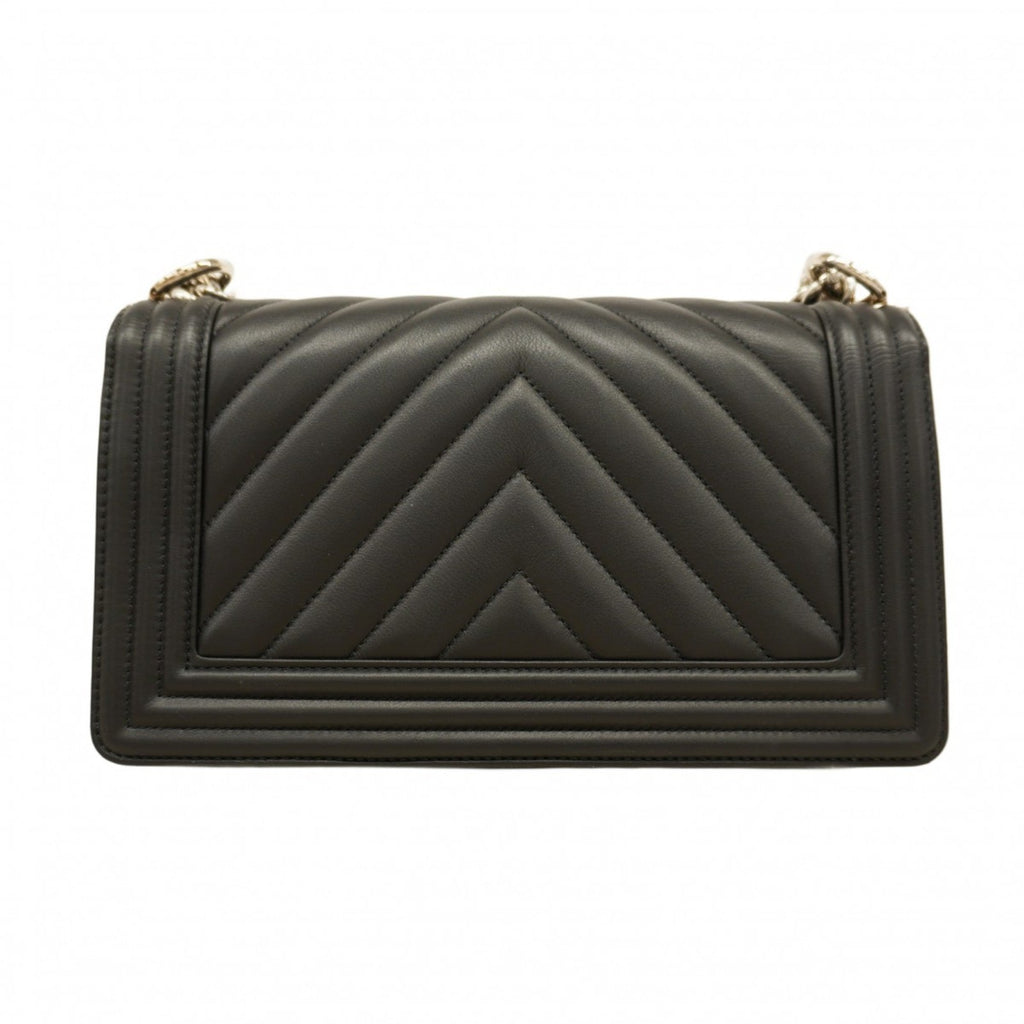 Chanel Black Leather Shoulder Bag (Pre-Owned)