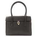 Salvatore Ferragamo Black Leather Handbag (Pre-Owned)