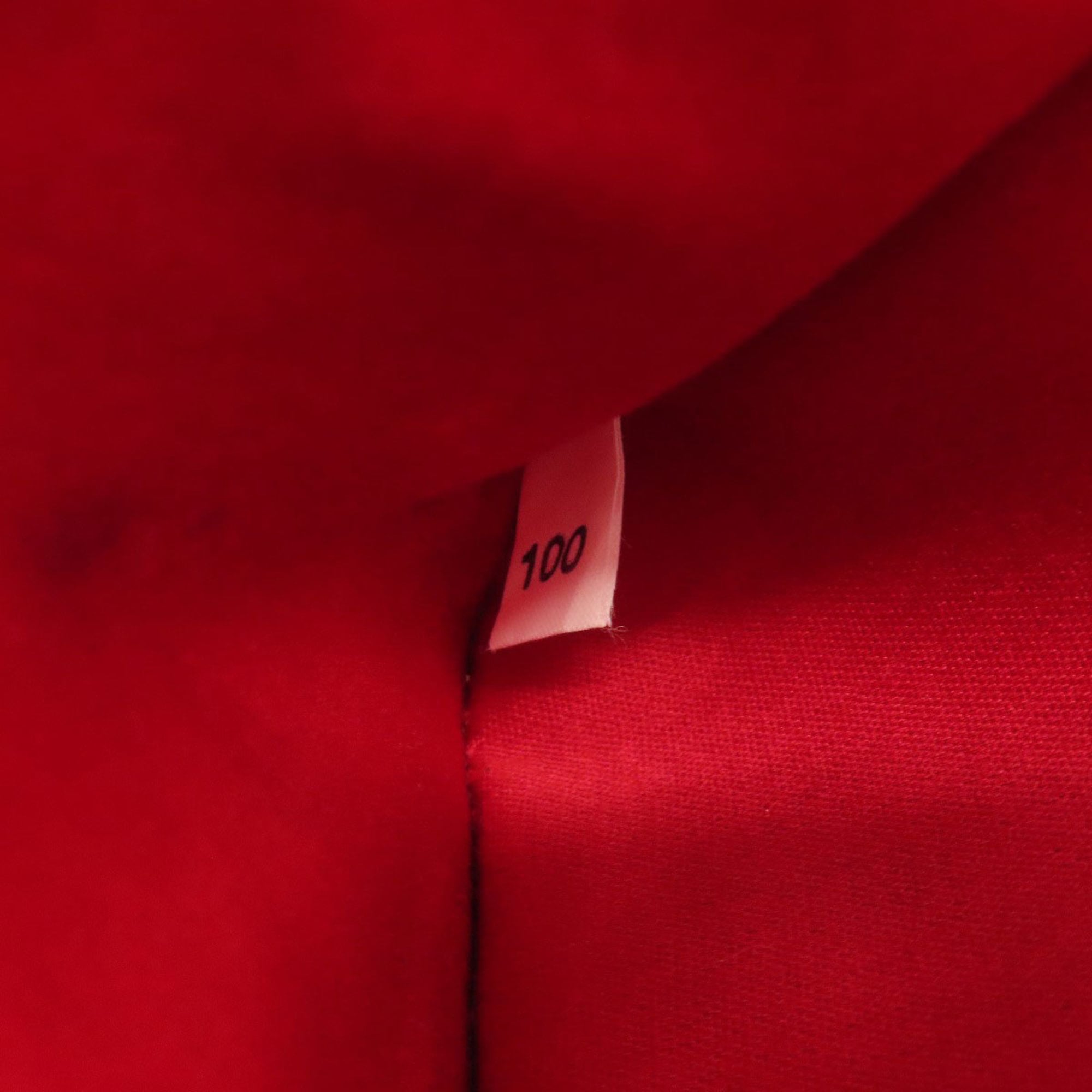 Miu Miu Red Color Canvas Shoulder Bag (Pre-Owned)