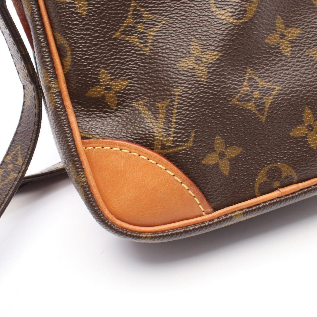 Louis Vuitton Brown Monogram Coated Canvas Leather Shoulder Bag (Pre-Owned)