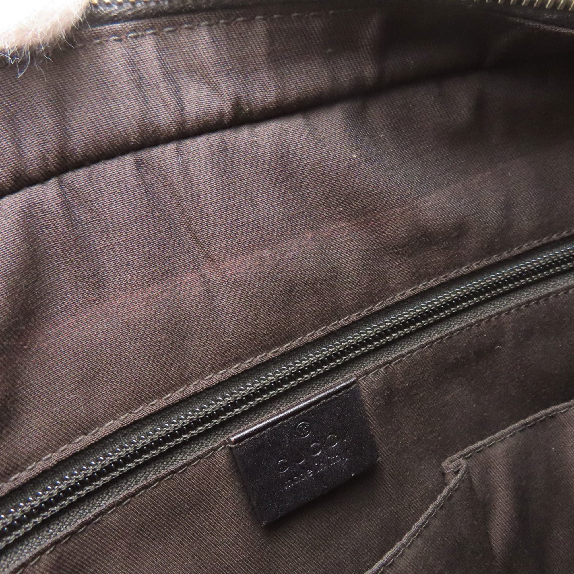 Gucci Brown Leather Shoulder Bag (Pre-Owned)