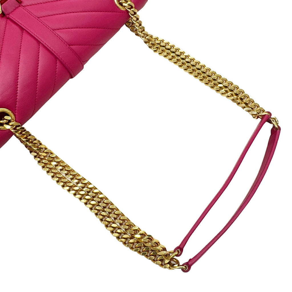Yves Saint Laurent Pink Leather Shoulder Bag (Pre-Owned)