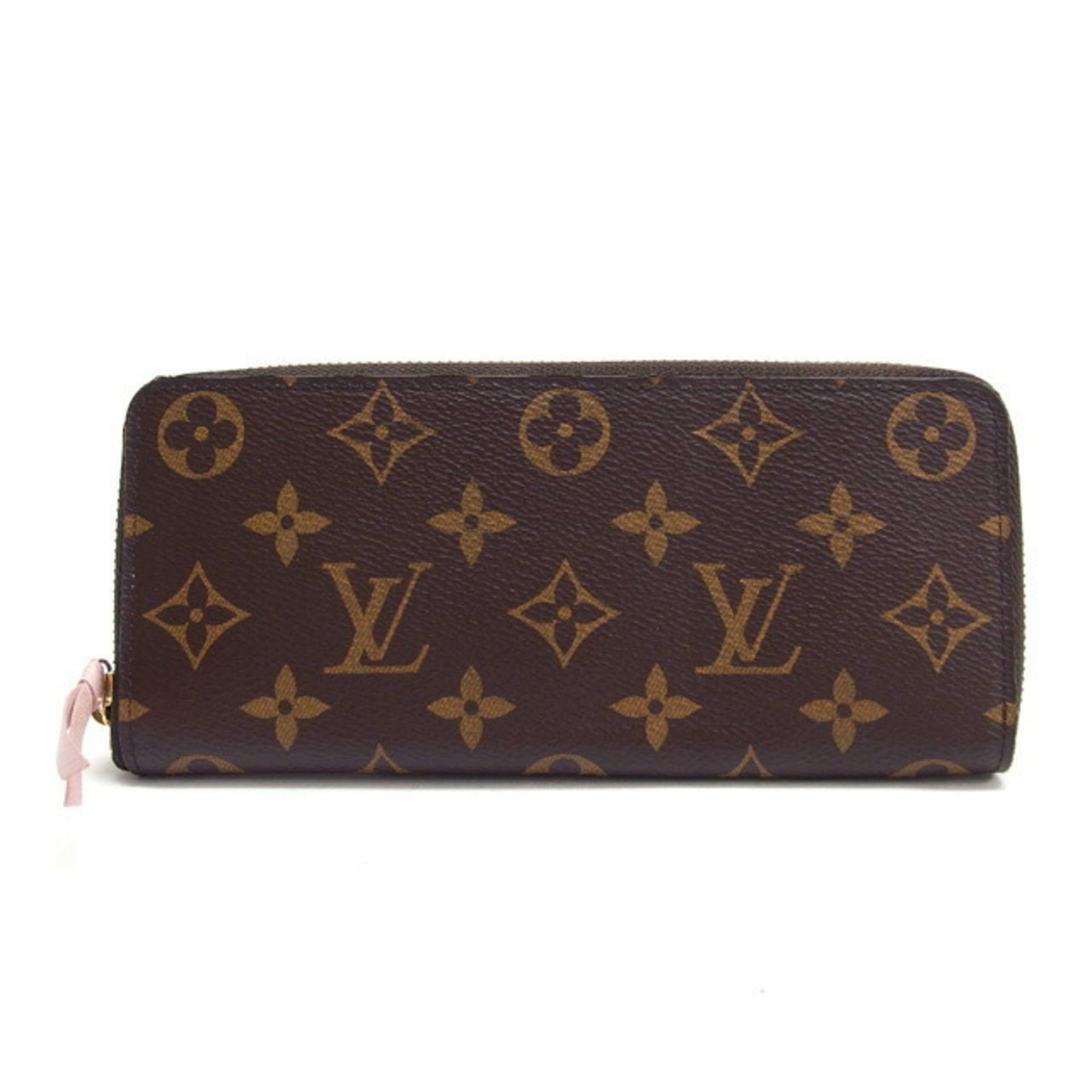 Louis Vuitton Brown Pink Rose Ballerine Monogram Canvas Long Wallet (Bi-Fold) (Pre-Owned)