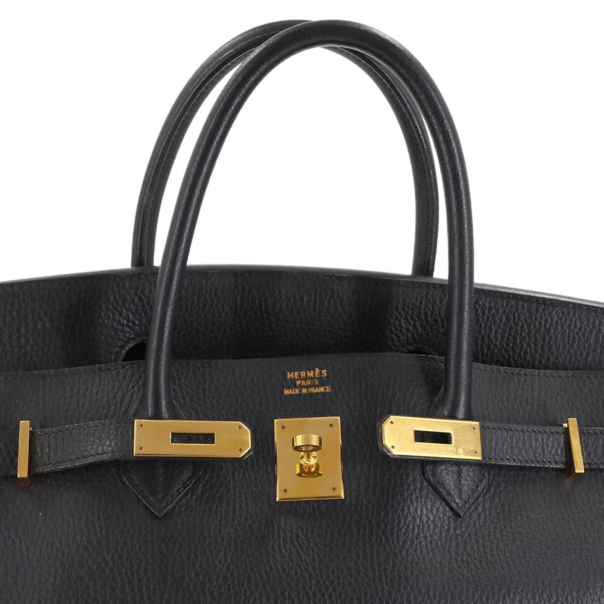 Hermes Black Ardennes Leather Handbag (Pre-Owned)