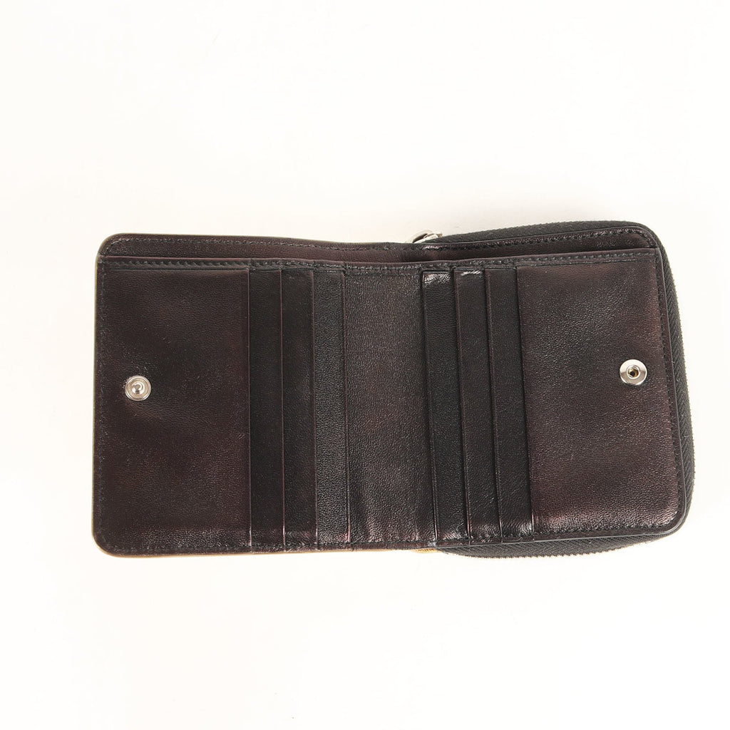Balenciaga Gold Metallic Leather Wallet (Bi-Fold) (Pre-Owned)
