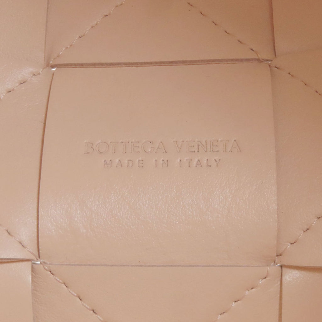 Bottega Veneta Pink Beige Leather Shoulder Bag (Pre-Owned)