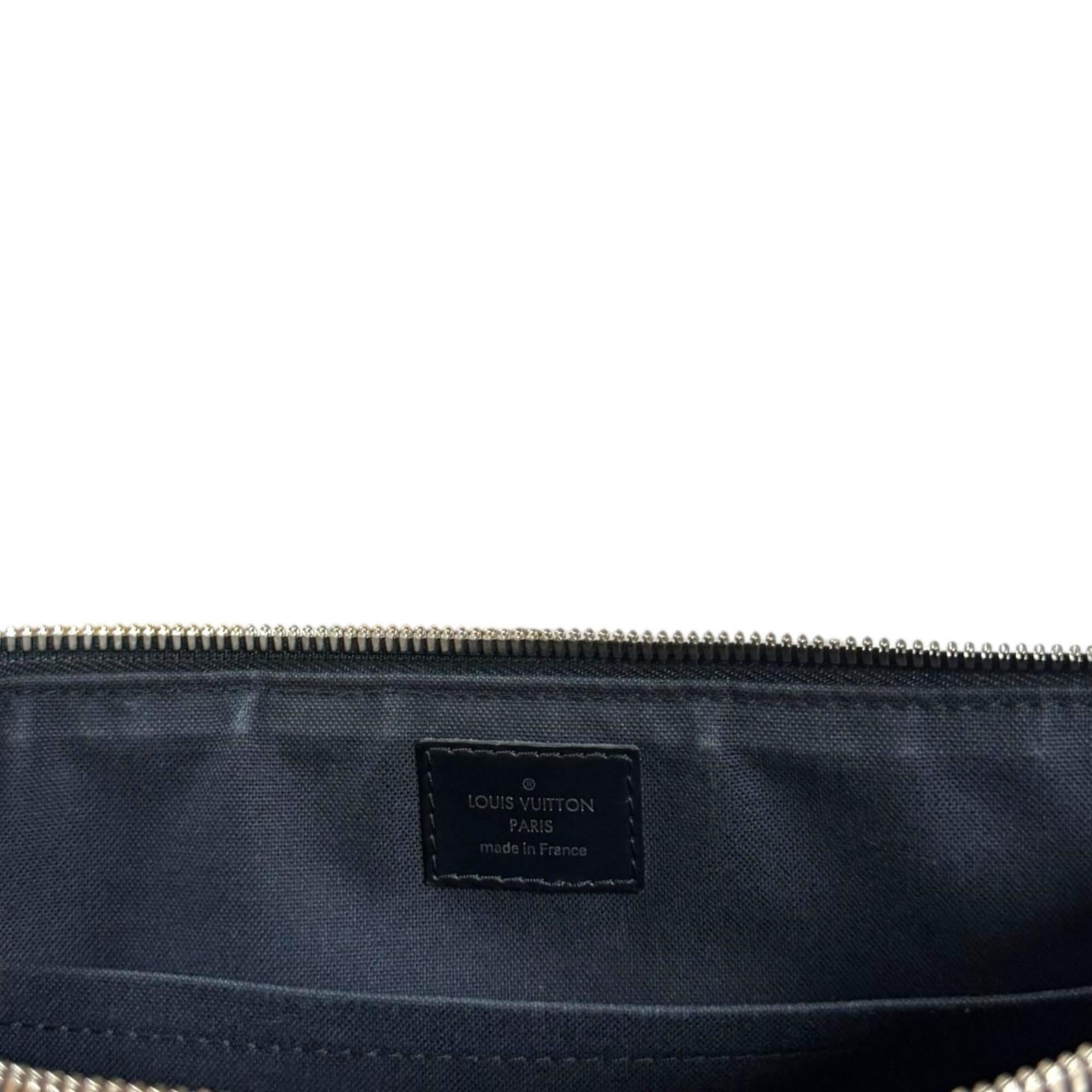 Louis Vuitton Black Gray Damier Graphite Shoulder Bag (Pre-Owned)