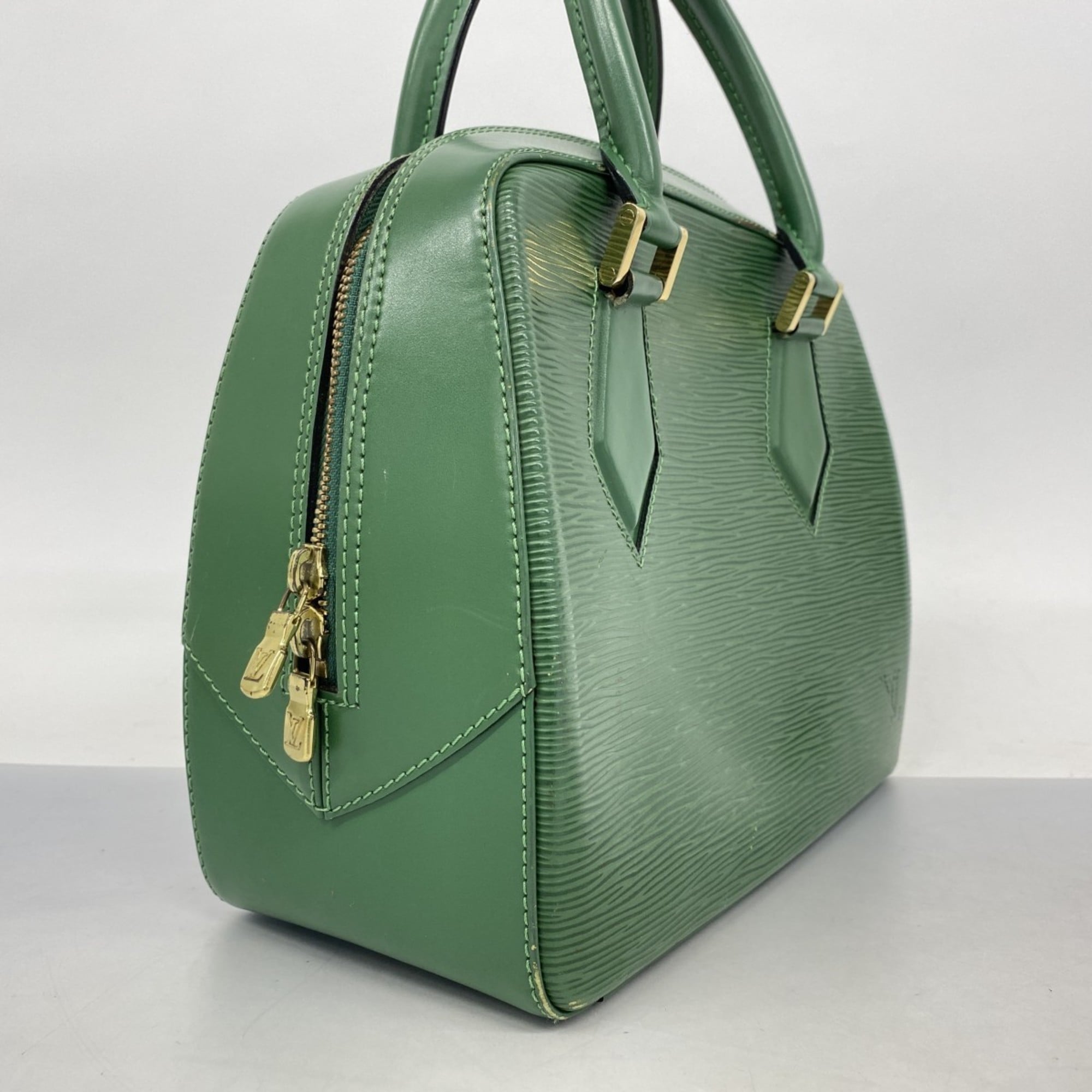 Louis Vuitton Borneo Green Handbag (Pre-Owned)