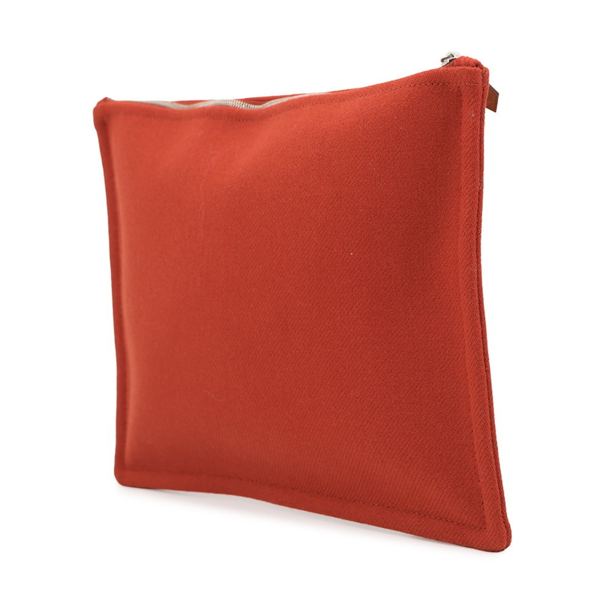 Hermes Silver Wool 100% Pouch (Pre-Owned)