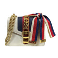 Gucci Ivory White Leather Shoulder Bag (Pre-Owned)