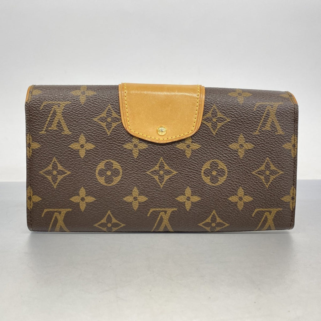 Louis Vuitton Brown Long Wallet (Bi-Fold) (Pre-Owned)