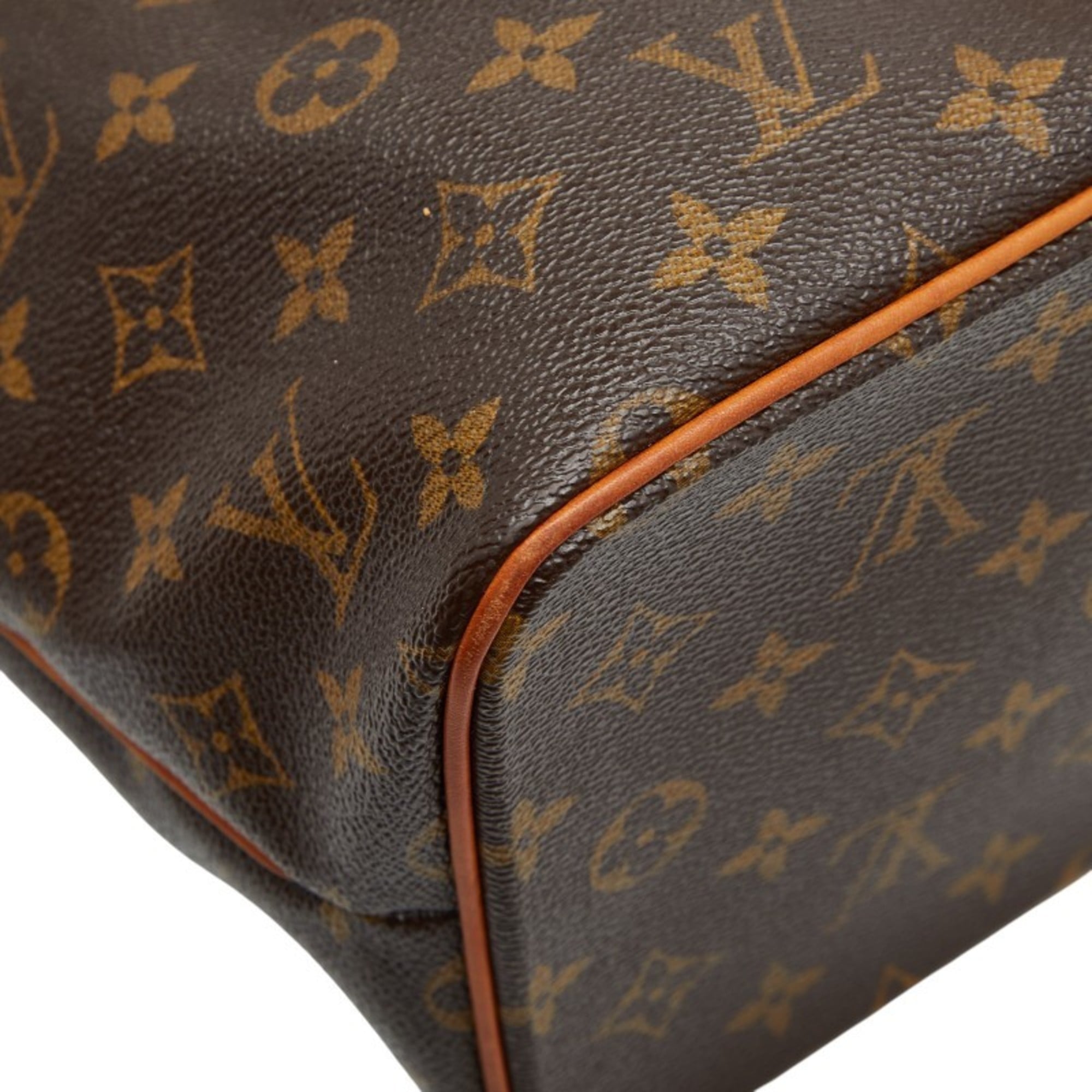 Louis Vuitton Brown Pvc Leather Handbag Shoulder Bag (Pre-Owned)