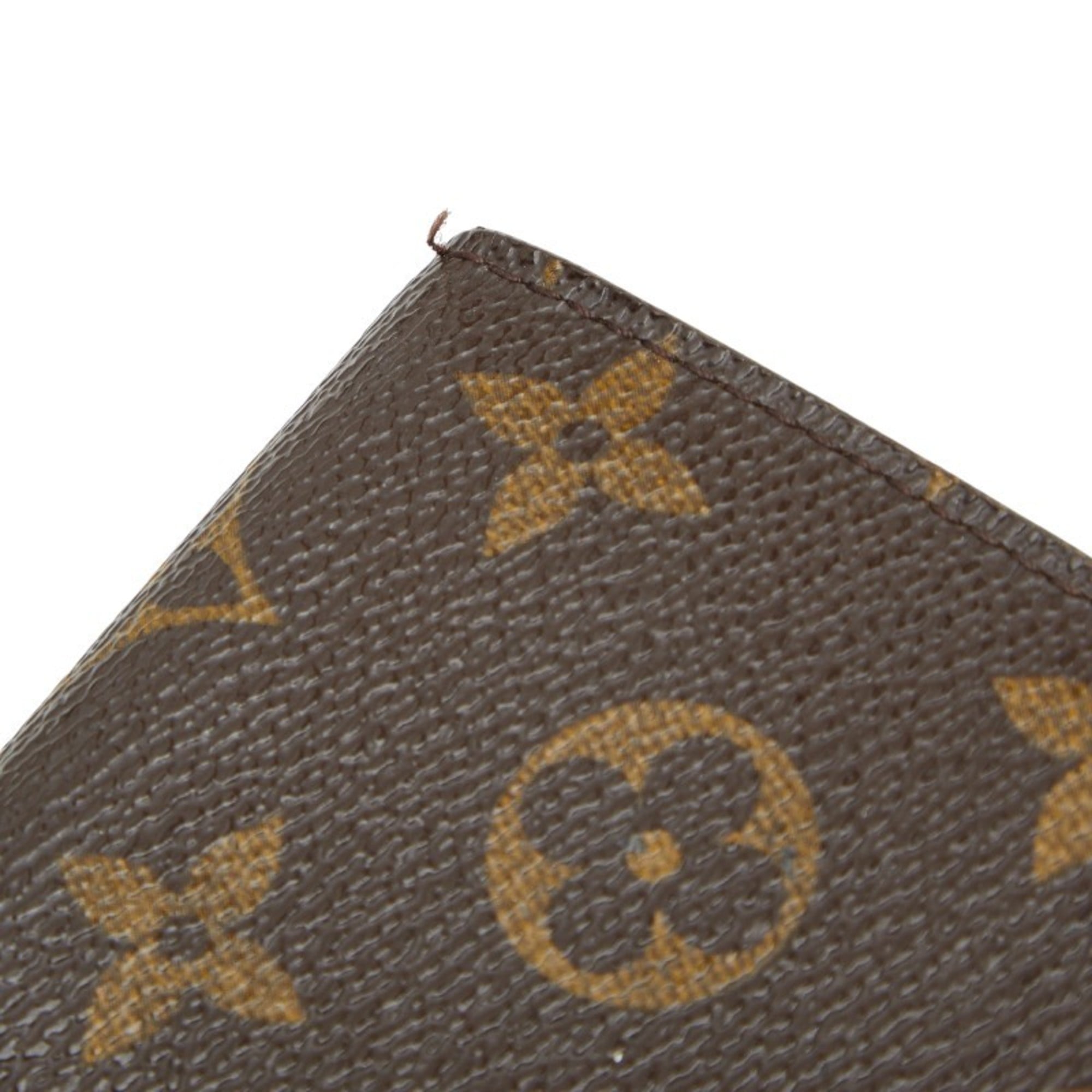 Louis Vuitton Brown Pvc Leather Wallet (Bi-Fold) (Pre-Owned)