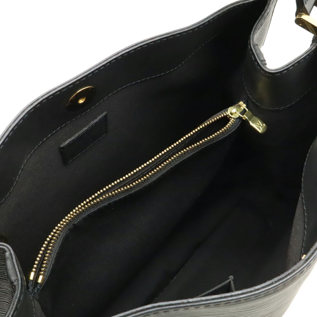 Louis Vuitton Black Noir Epi Leather Shoulder Bag (Pre-Owned)