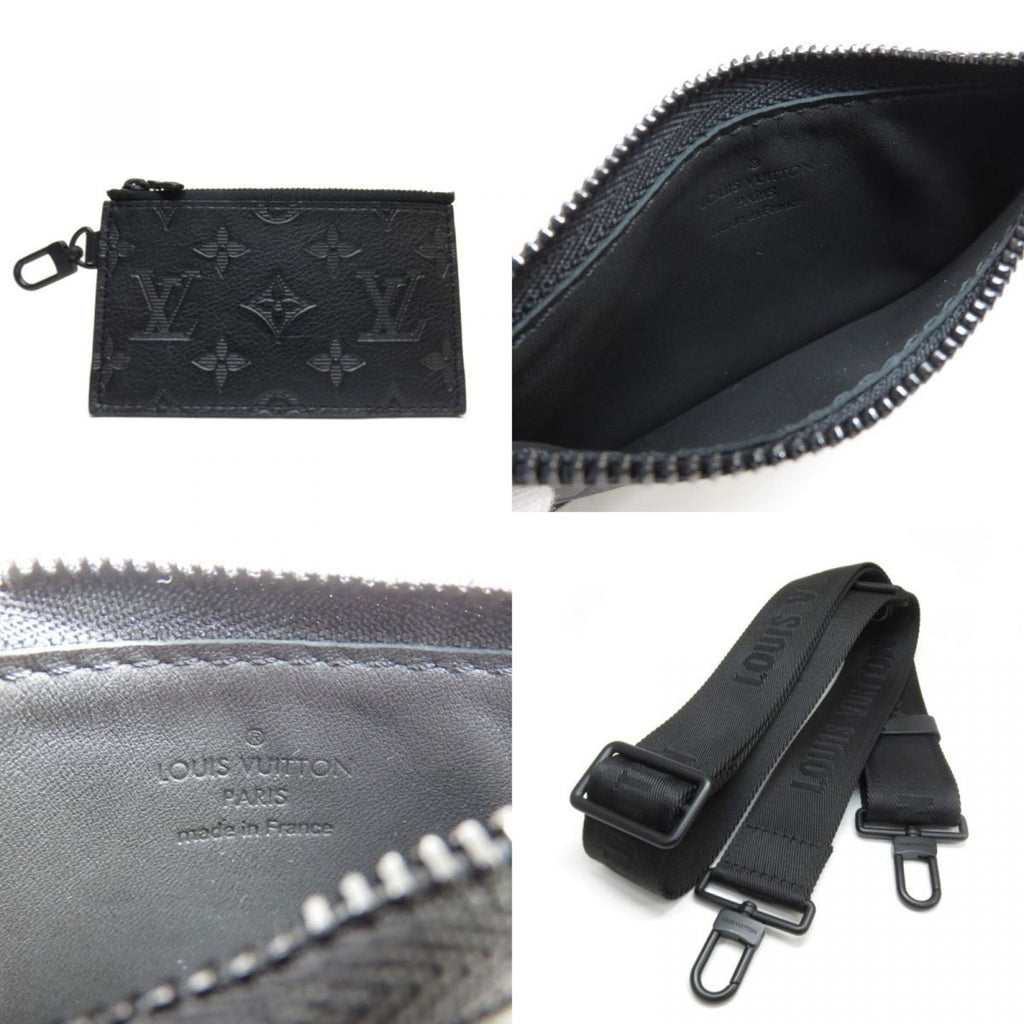 Louis Vuitton Black Monogram Shadow Shoulder Bag (Pre-Owned)