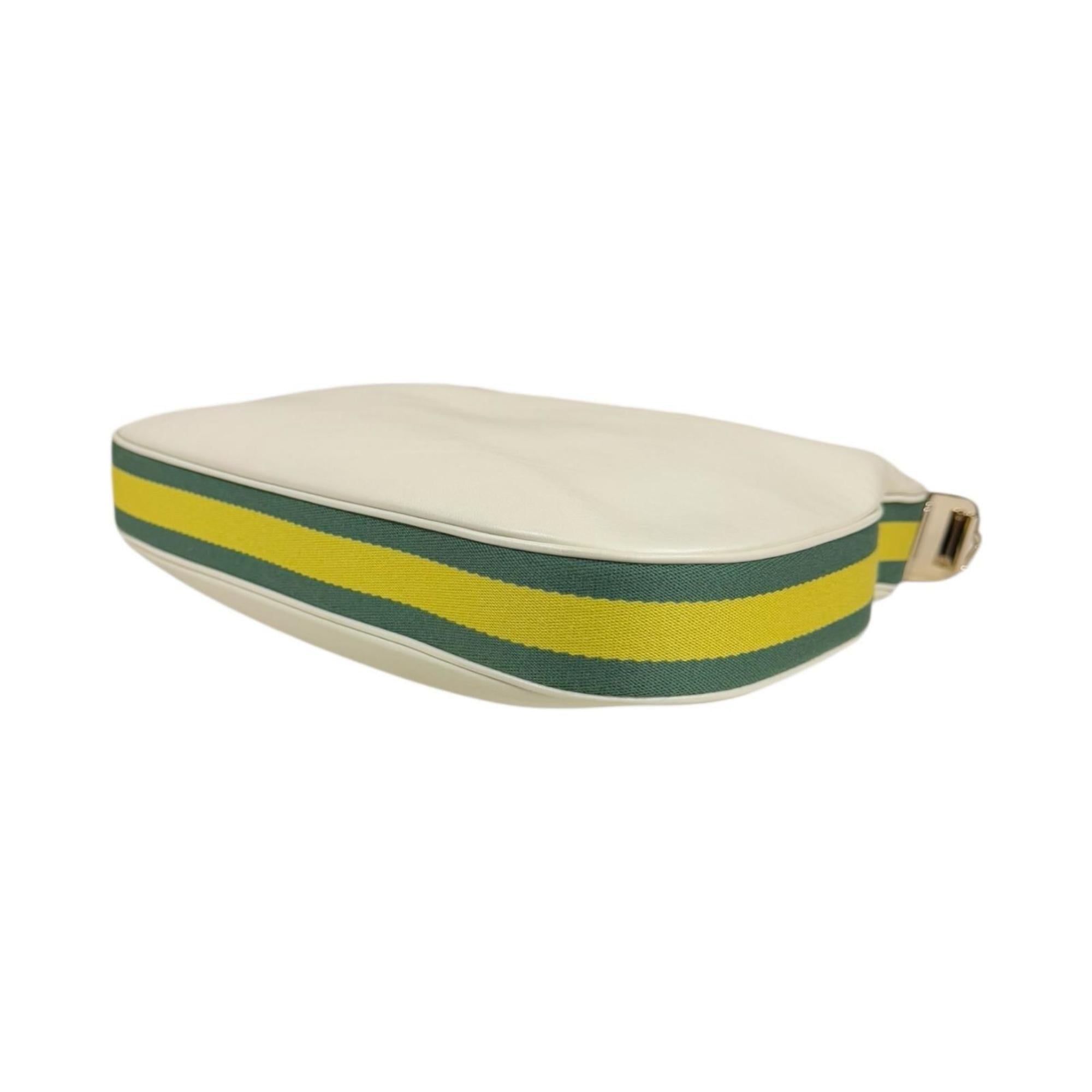 Gucci White Leather Shoulder Bag (Pre-Owned)
