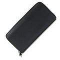 Saint Laurent Black Leather Long Wallet (Bi-Fold) (Pre-Owned)