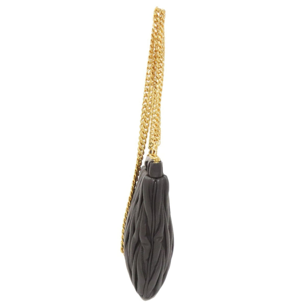 Miu Miu Black Leather Shoulder Bag (Pre-Owned)