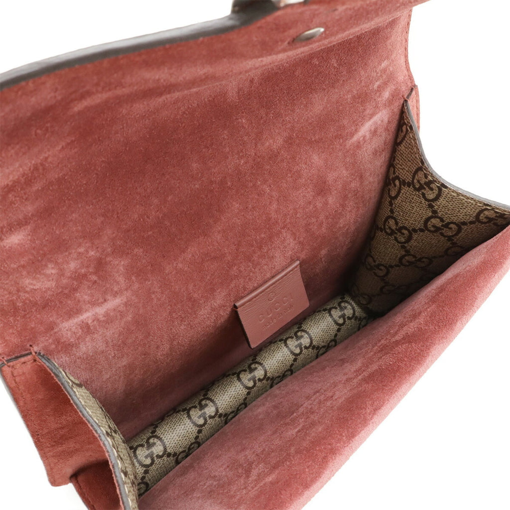 Gucci Gg Blooms Beige Pink Multi-Color Coated Canvas Shoulder Bag (Pre-Owned)