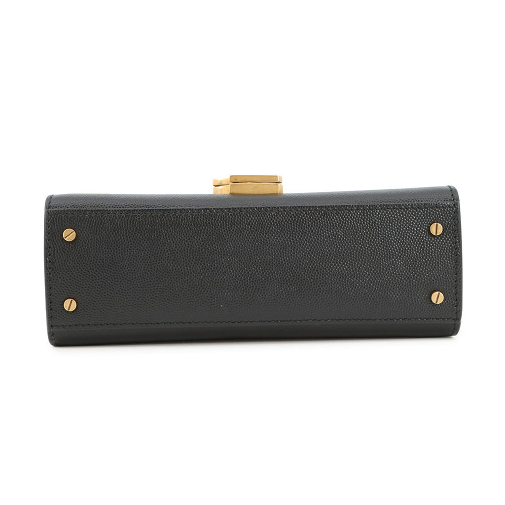 Saint Laurent Black Leather Handbag (Pre-Owned)