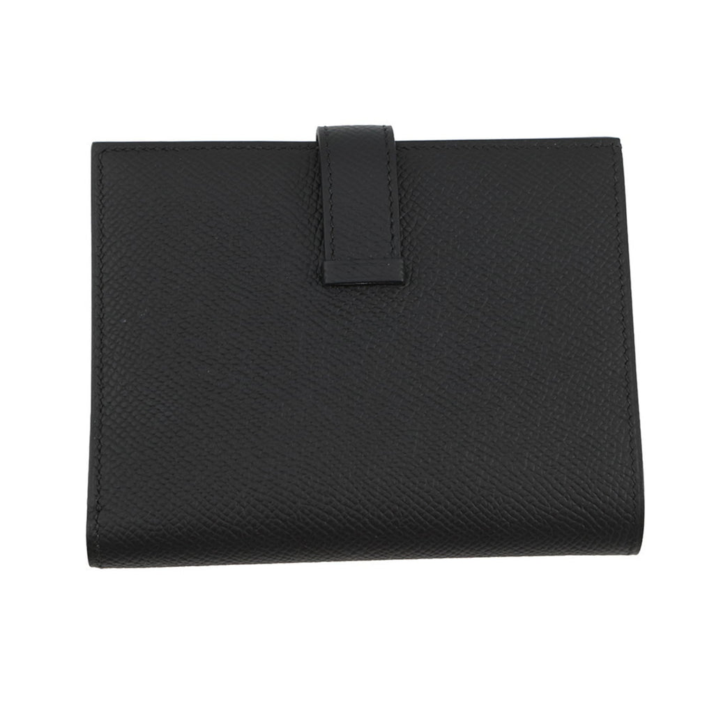 Hermes Black Epsom Leather Wallet (Bi-Fold) (Pre-Owned)