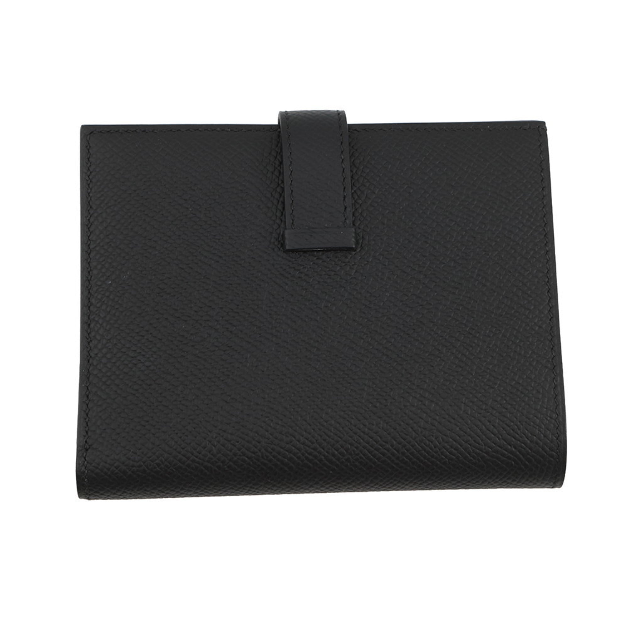 Hermes Black Epsom Leather Wallet (Bi-Fold) (Pre-Owned)