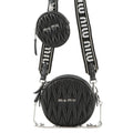 Miu Miu Matelasse Black Shoulder Bag (Pre-Owned)