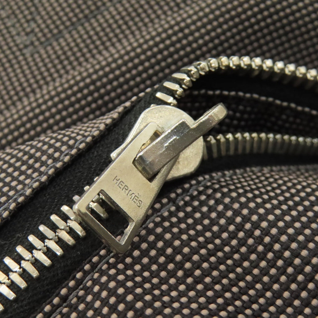Hermes Gray Canvas Tote Bag (Pre-Owned)