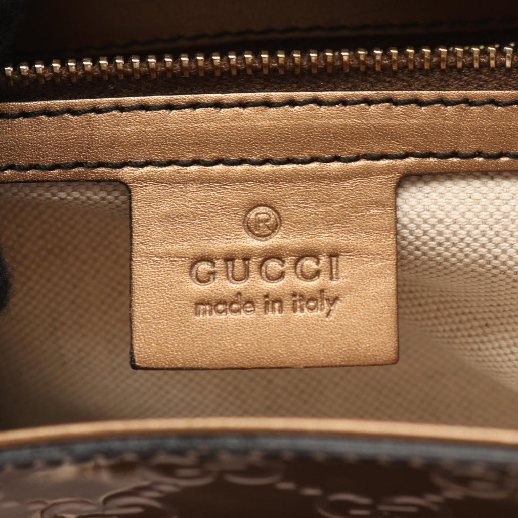 Gucci Beige Leather Shoulder Bag (Pre-Owned)