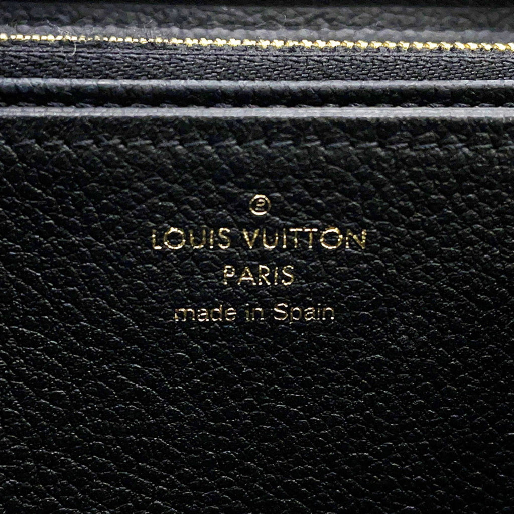 Louis Vuitton Monogram Empreinte Black Noir Monogram Empreinte Long Wallet (Bi-Fold) (Pre-Owned)
