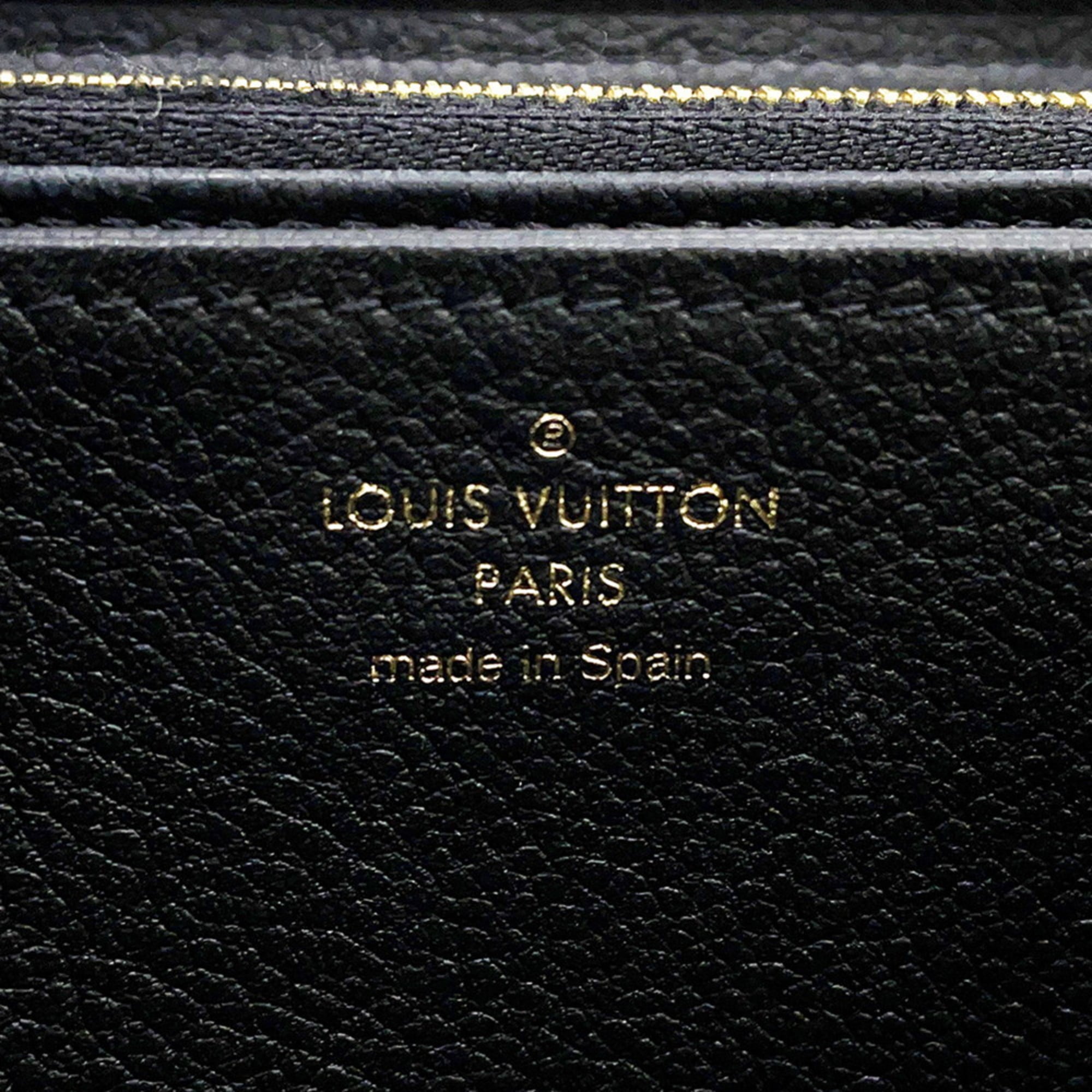 Louis Vuitton Monogram Empreinte Black Noir Monogram Empreinte Long Wallet (Bi-Fold) (Pre-Owned)