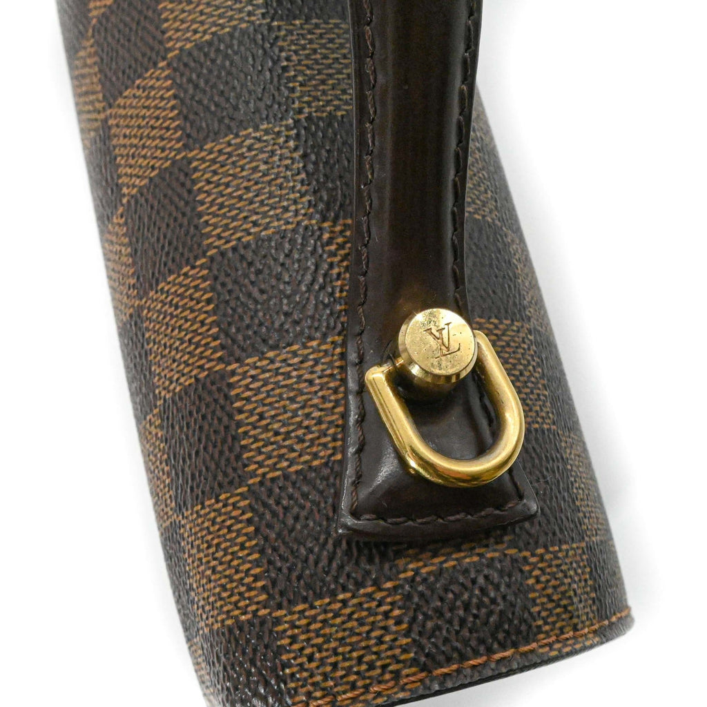 Louis Vuitton Brown Damier Canvas Damier Canvas Leather Handbag (Pre-Owned)