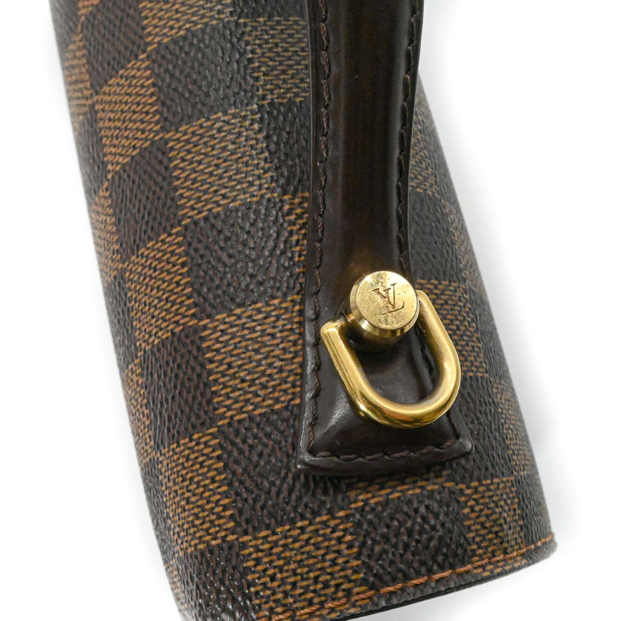 Louis Vuitton Brown Damier Canvas Damier Canvas Leather Handbag (Pre-Owned)
