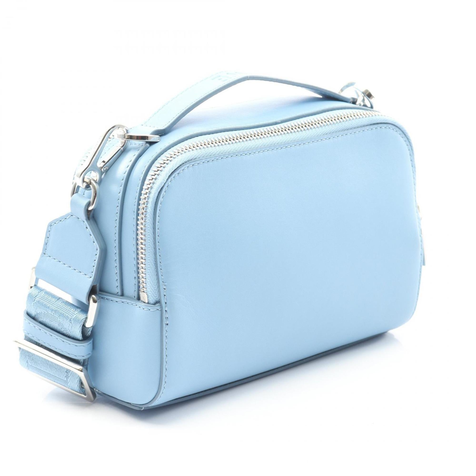 Loewe Blue Leather Handbag (Pre-Owned)