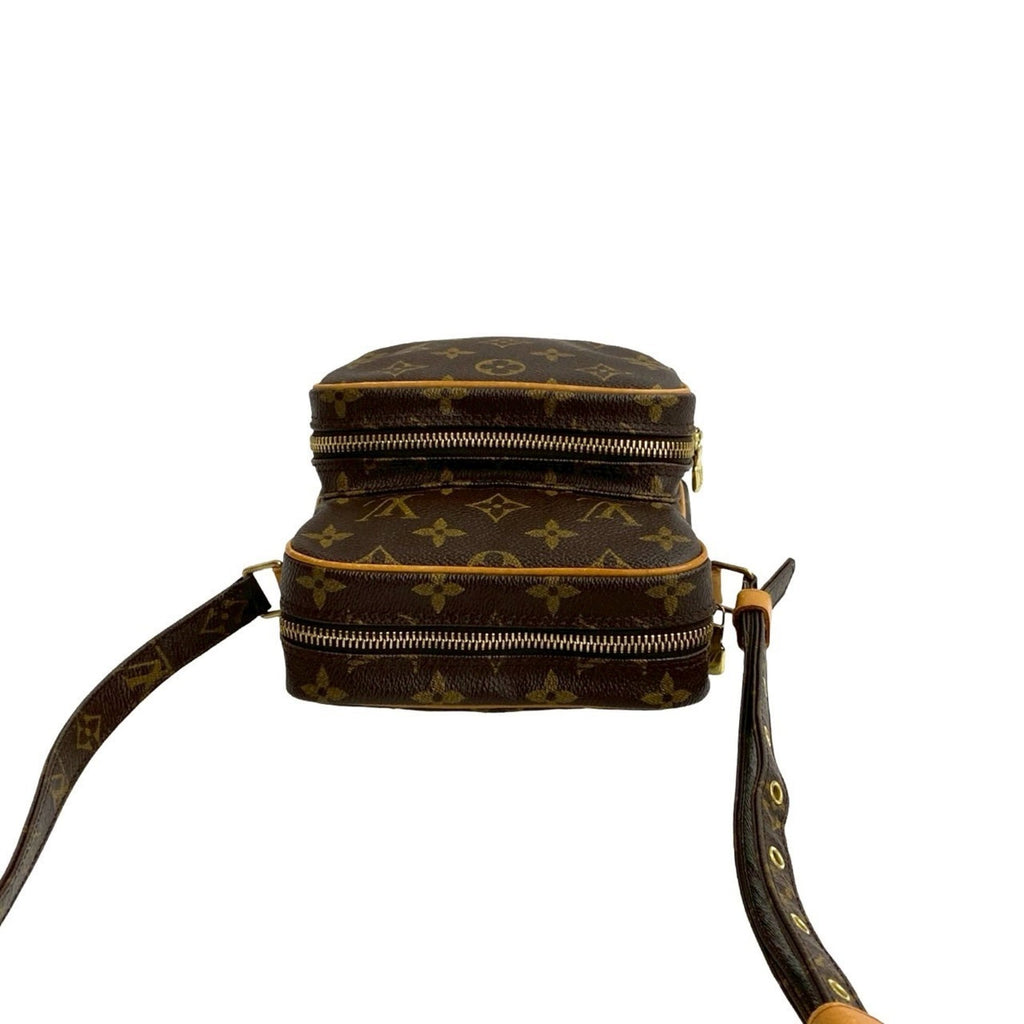 Louis Vuitton Brown Leather Pvc Pochette Shoulder Bag (Pre-Owned)