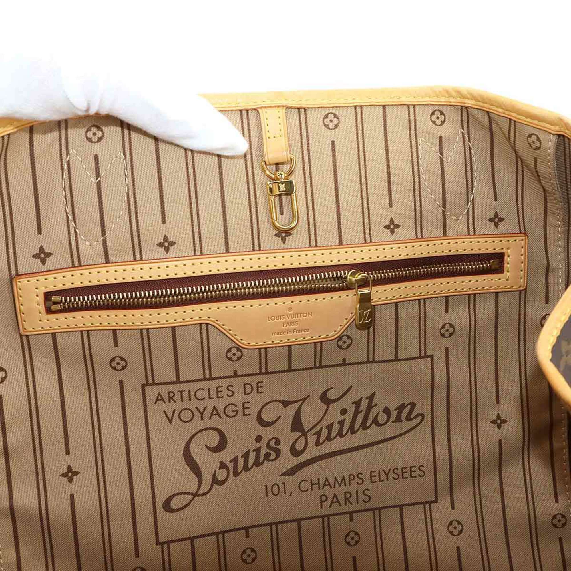 Louis Vuitton Beige Brown Monogram Monogram Tote Bag (Pre-Owned)