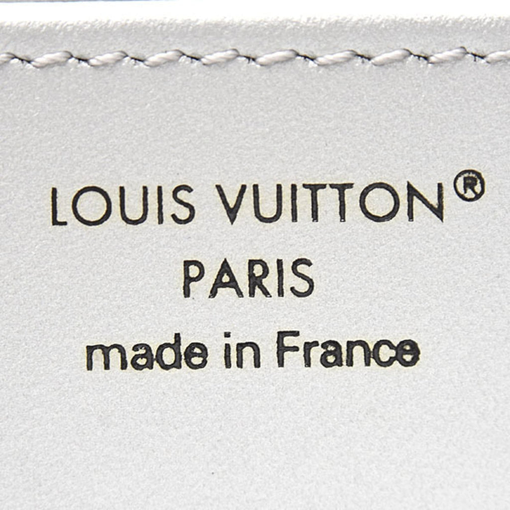 Louis Vuitton Mahina Silver Mahina Leather Long Wallet (Tri-Fold) (Pre-Owned)