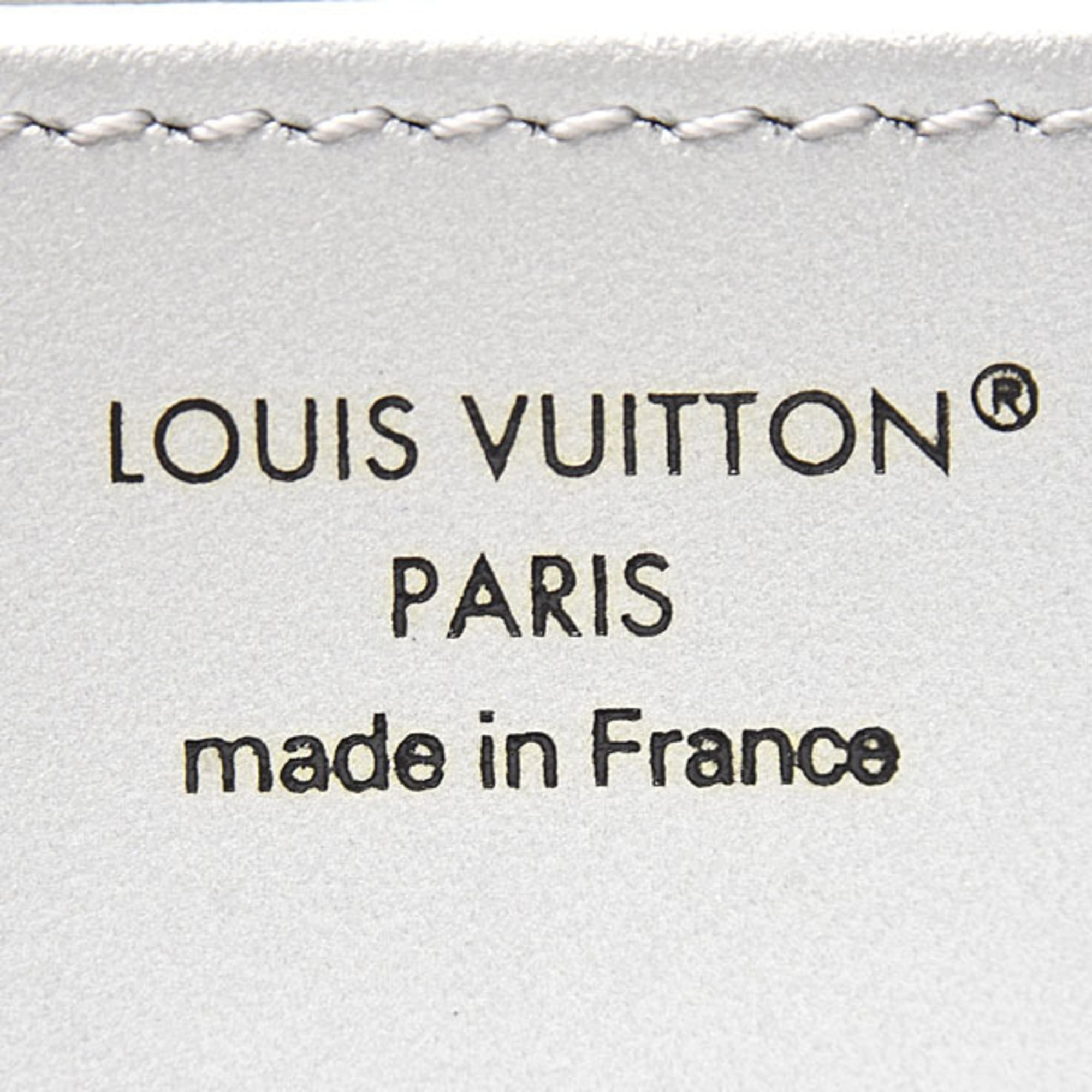 Louis Vuitton Mahina Silver Mahina Leather Long Wallet (Tri-Fold) (Pre-Owned)