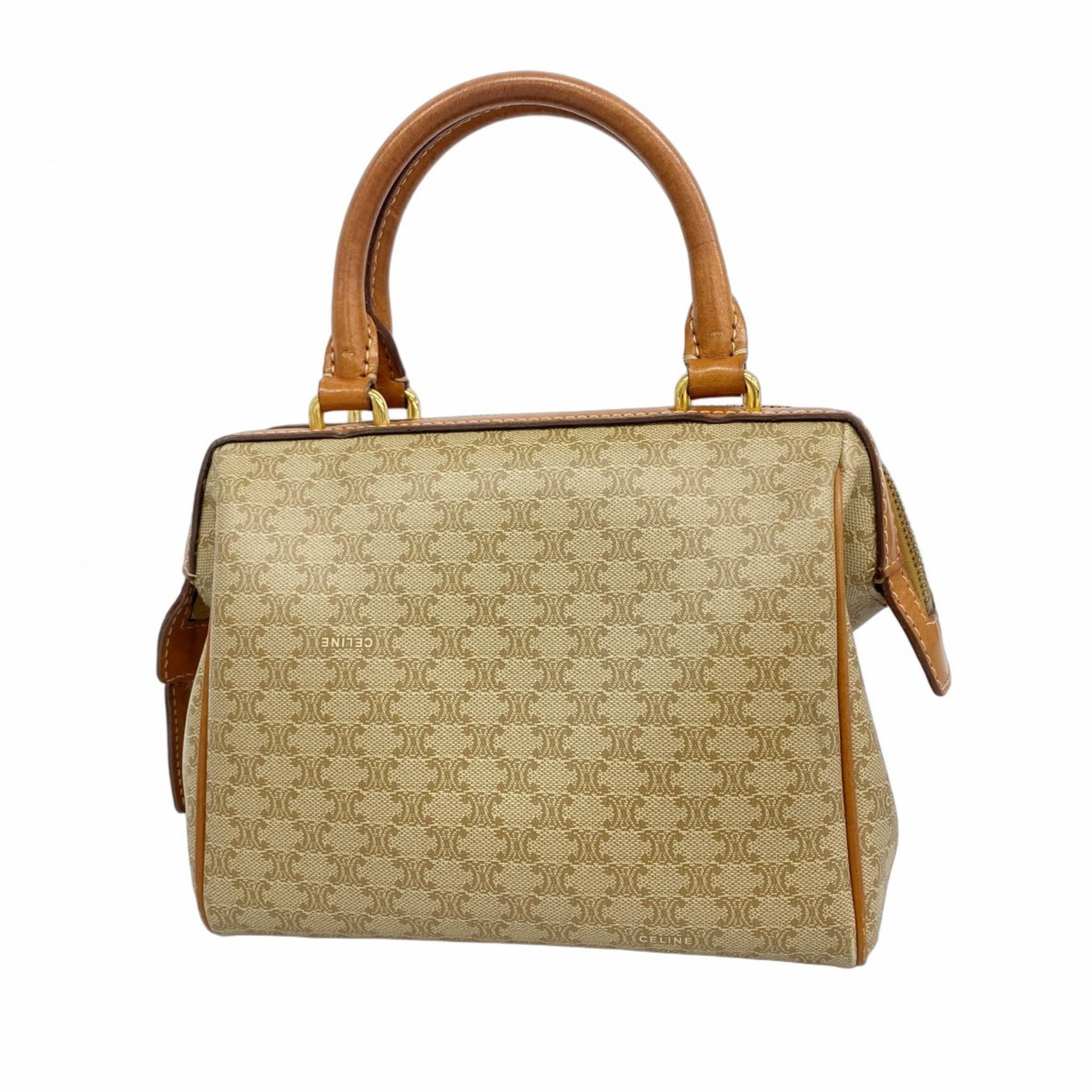 Celine Beige Pvc Handbag (Pre-Owned)