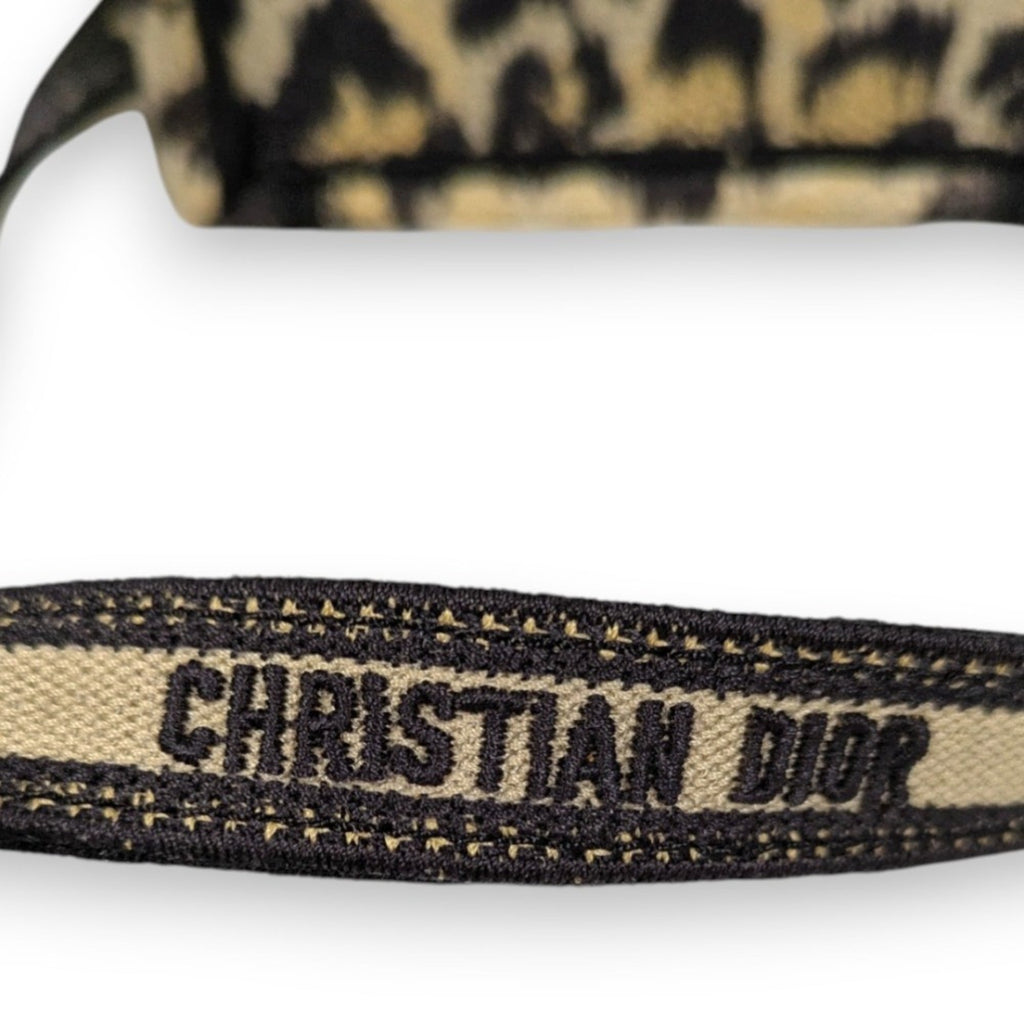 Christian Dior Beige Black Shoulder Bag (Pre-Owned)