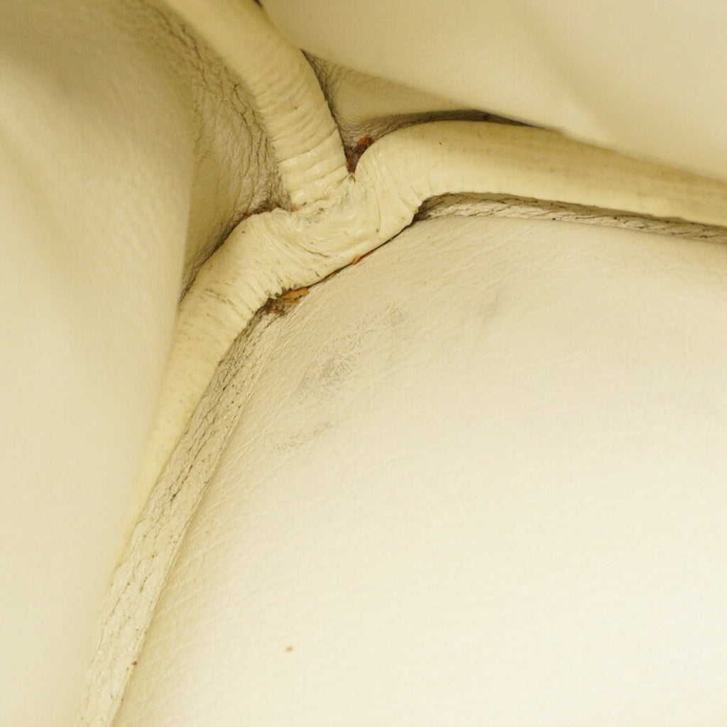 Hermes White Swift Leather Handbag (Pre-Owned)