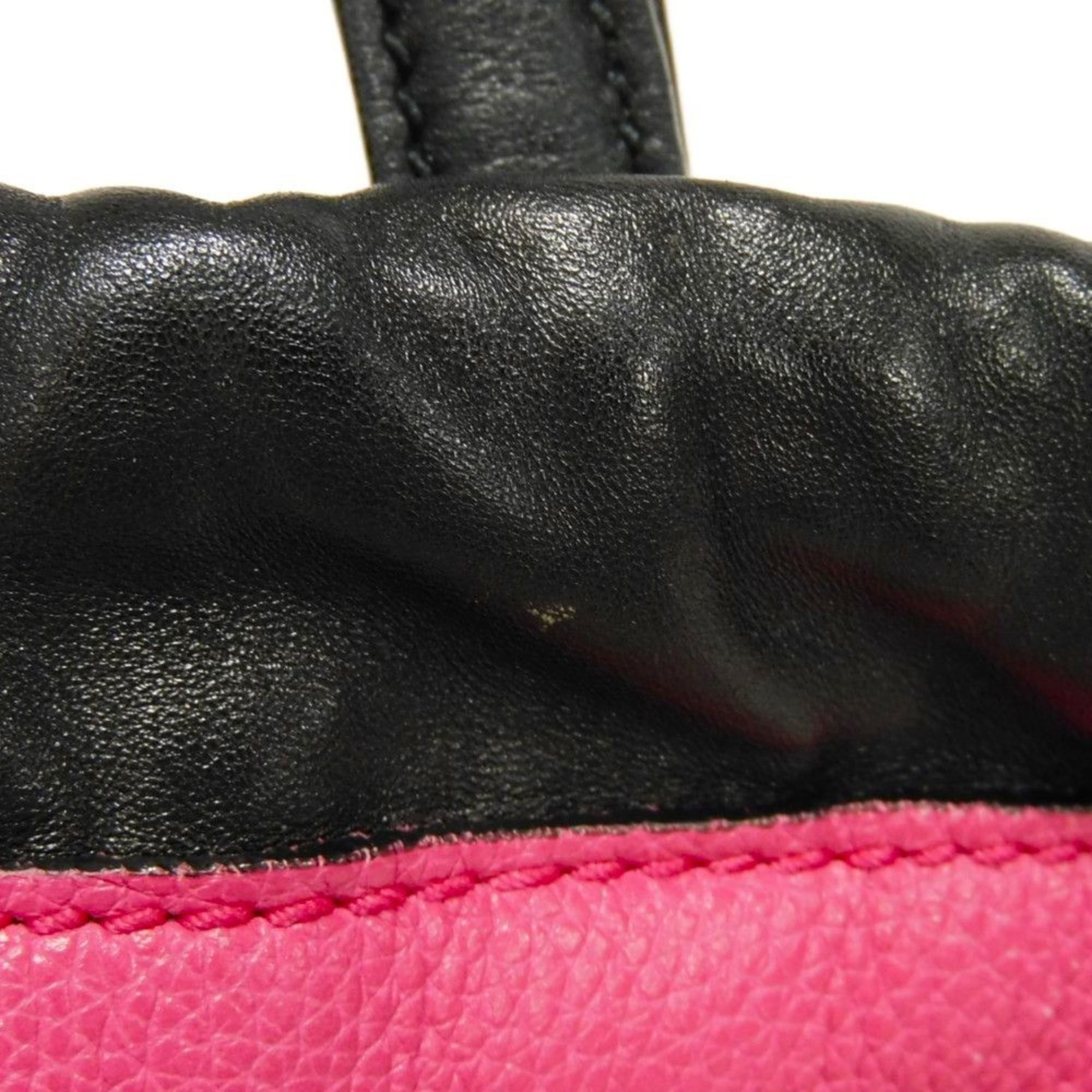 Gucci Pink Leather Backpack (Pre-Owned)