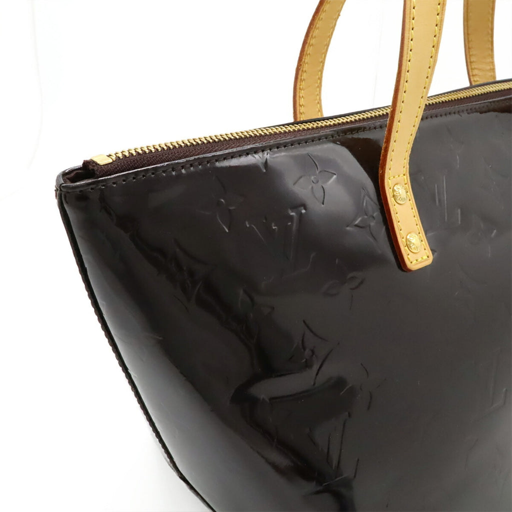 Louis Vuitton Amarante Brown Monogram Vernis Leather Handbag Tote Bag (Pre-Owned)