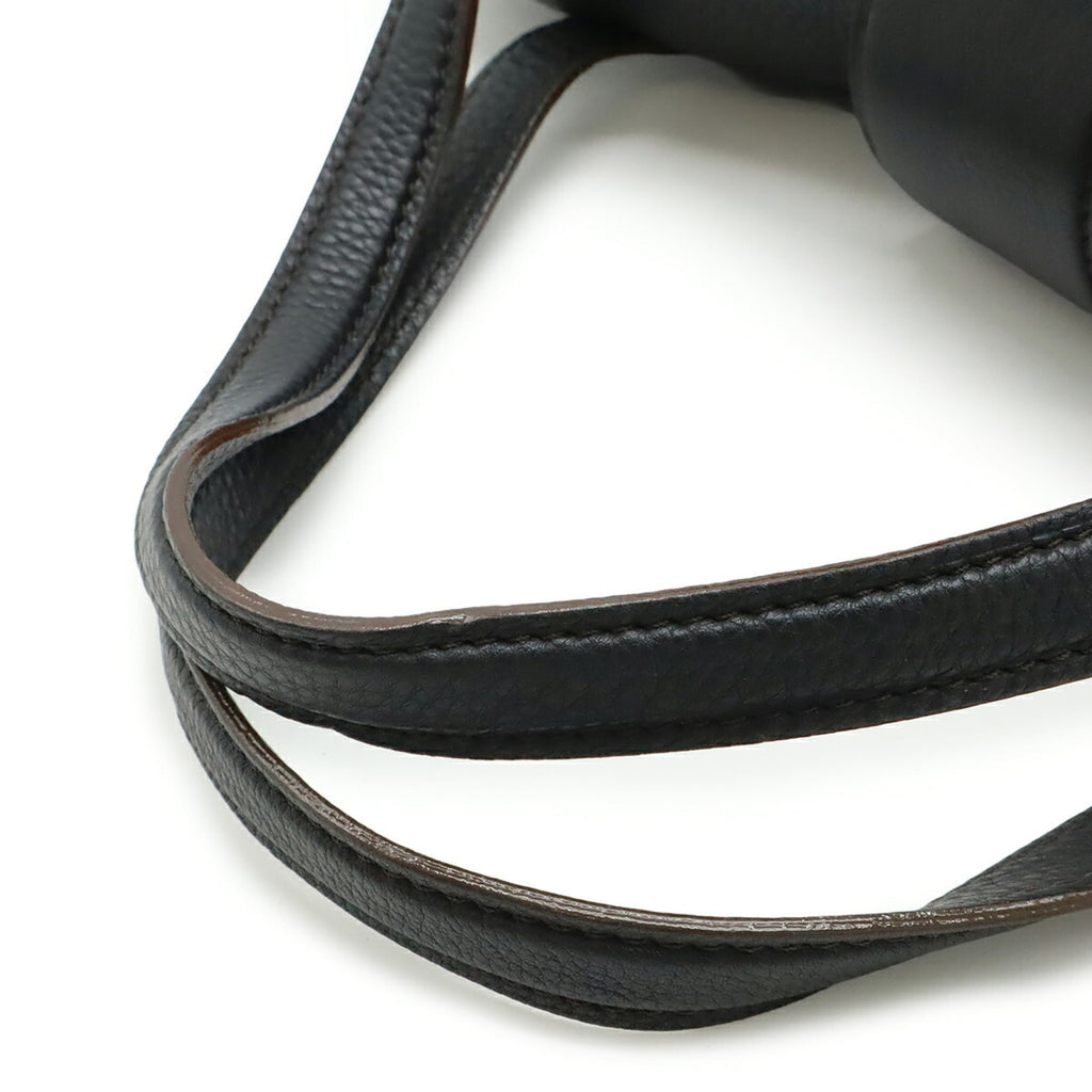 Louis Vuitton Mahina Black Noir Mahina Leather Handbag Tote Bag (Pre-Owned)