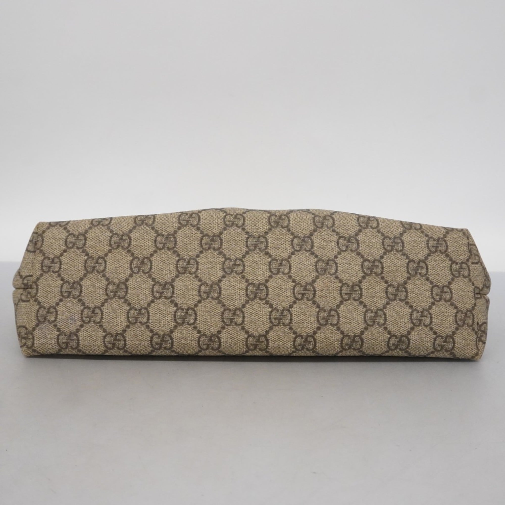 Gucci Beige Brown Pvc Handbag (Pre-Owned)